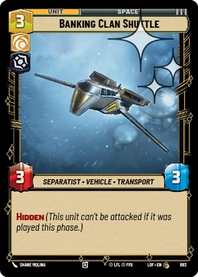 Banking Clan Shuttle