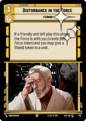 Disturbance in the Force