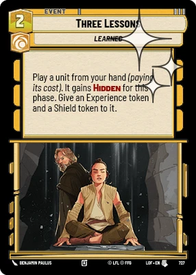 Three Lessons