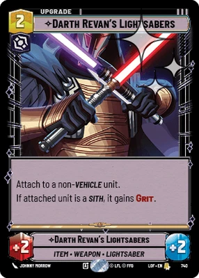 Darth Revan's Lightsabers