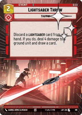Lightsaber Throw
