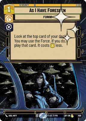 As I Have Foreseen