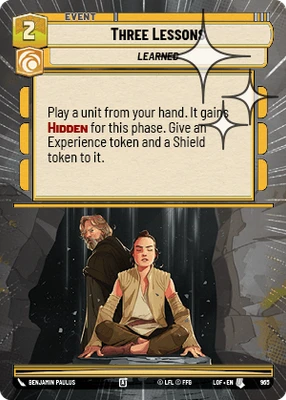 Three Lessons