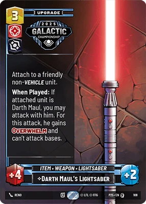 Darth Maul's Lightsaber