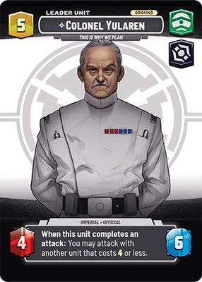 Colonel Yularen — other side