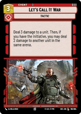 Let's Call It War