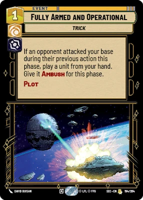 Fully Armed and Operational
