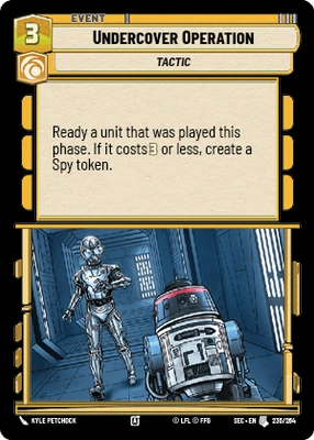 Undercover Operation