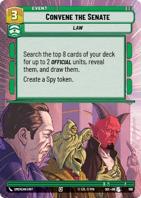 Convene the Senate