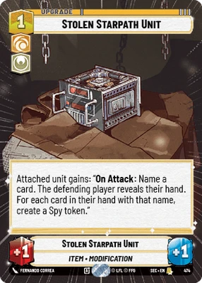 Stolen Starpath Unit
