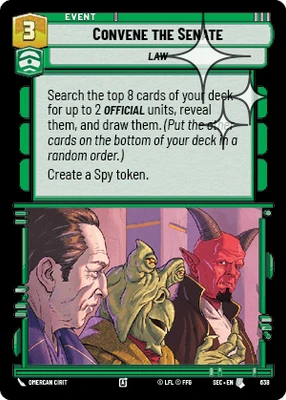 Convene the Senate
