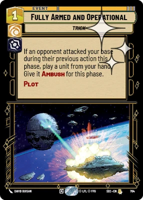 Fully Armed and Operational