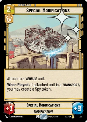 Special Modifications