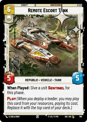 Remote Escort Tank