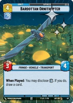 Bardottan Ornithopter