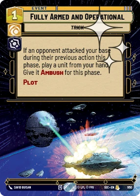Fully Armed and Operational