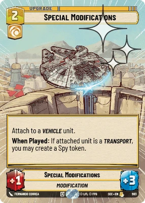 Special Modifications