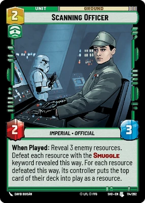 Scanning Officer