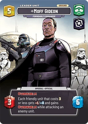 Moff Gideon — other side