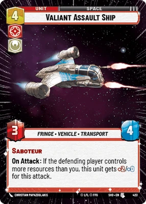 Valiant Assault Ship