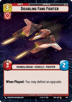 Disabling Fang Fighter