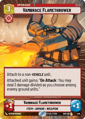 Vambrace Flamethrower
