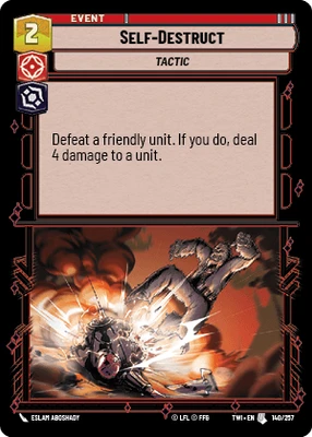 Self-Destruct