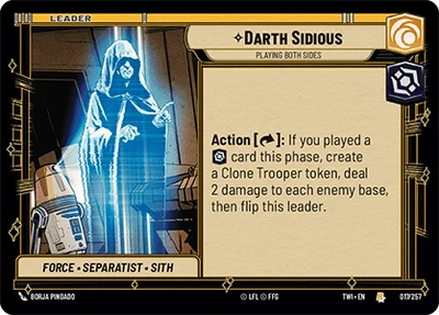 Chancellor Palpatine — other side