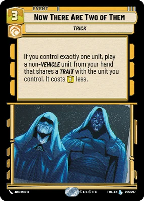 Now There Are Two of Them