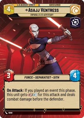 Asajj Ventress — other side