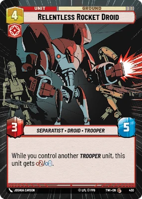 Relentless Rocket Droid