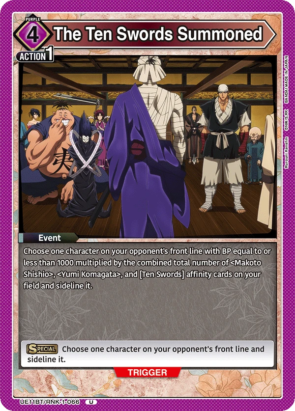The Ten Swords Summoned