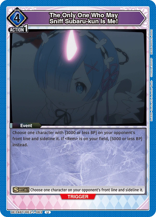 The Only One Who May Sniff Subaru-kun Is Me!