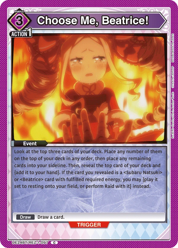Choose Me, Beatrice!