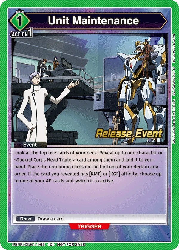 Unit Maintenance