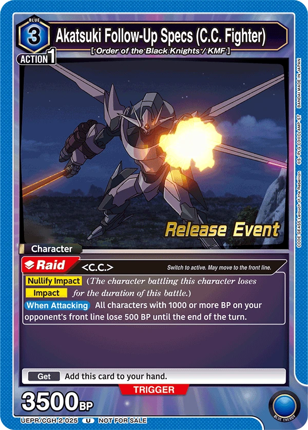 Akatsuki Follow-Up Specs (C.C. Fighter)