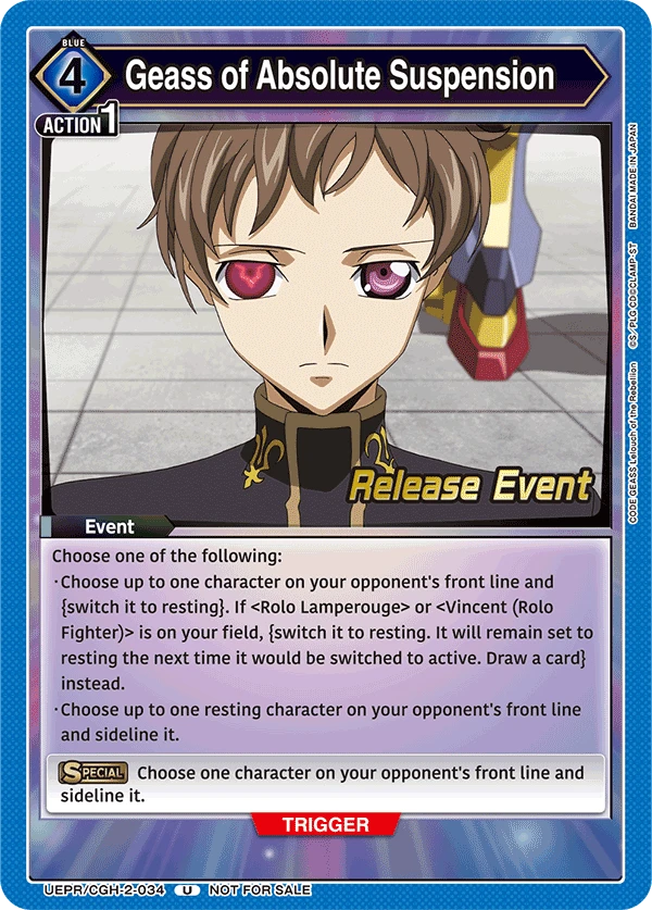 Geass of Absolute Suspension