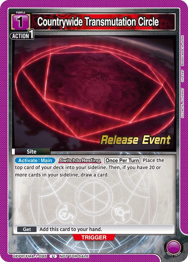 Countrywide Transmutation Circle