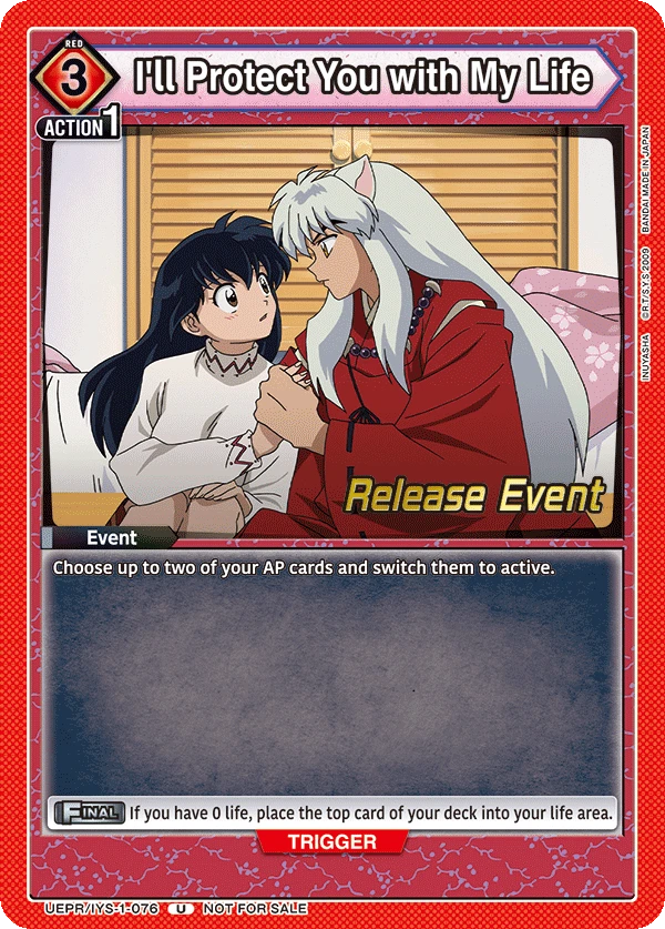 I'll Protect You with My Life