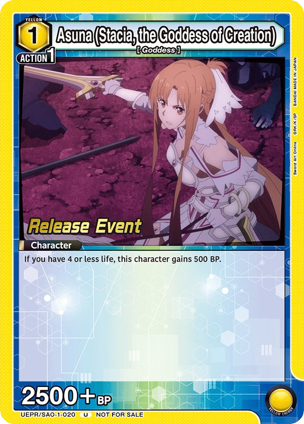 Asuna (Stacia, the Goddess of Creation)