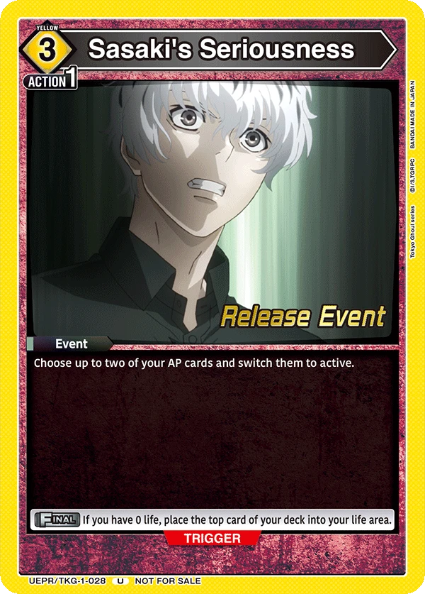 Sasaki's Seriousness