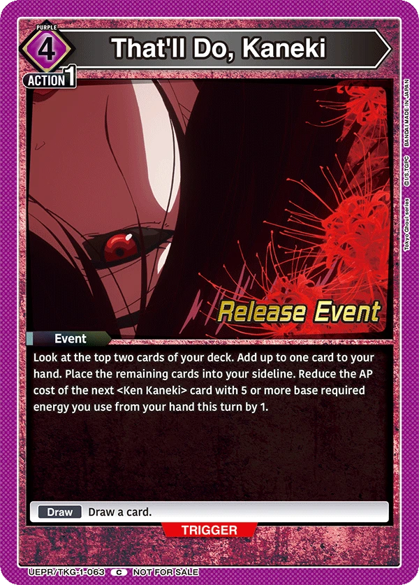 That'll Do, Kaneki