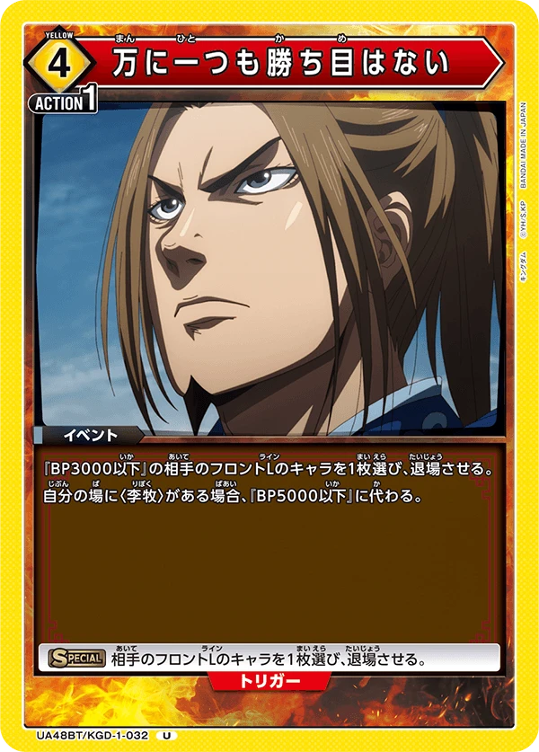 万に一つも勝ち目はない