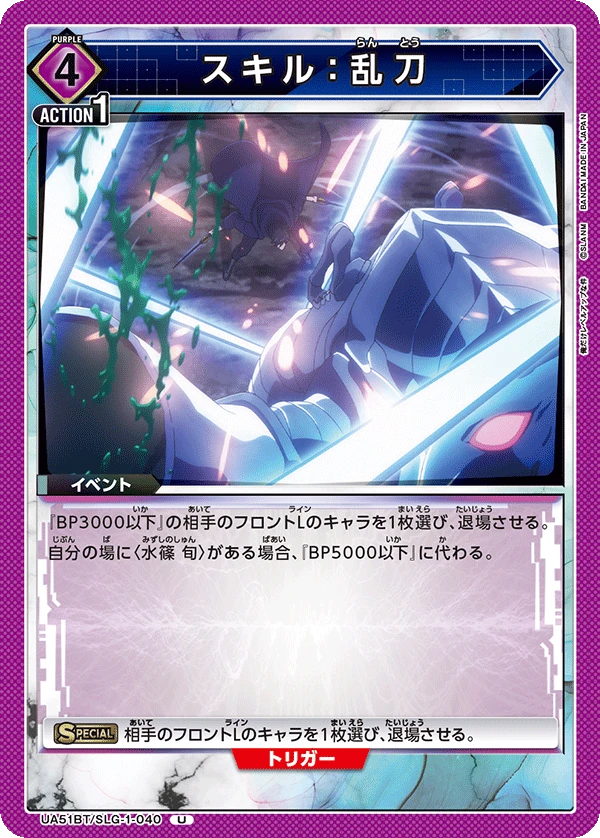 スキル：乱刀