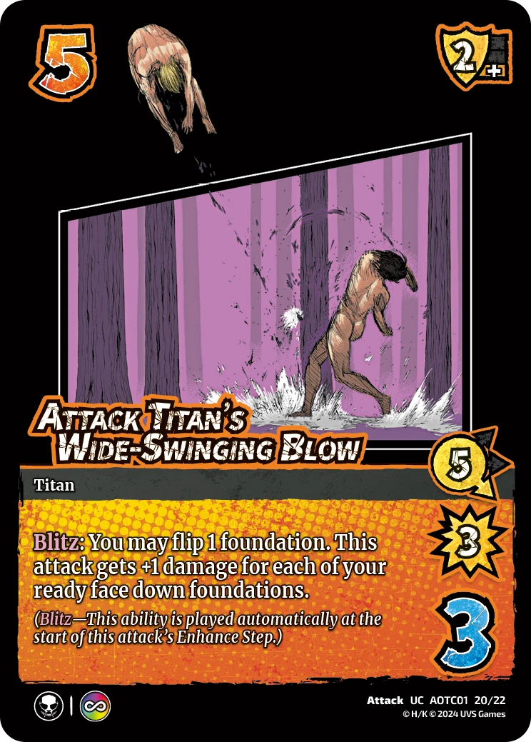 Attack Titan’s Wide-Swinging Blow