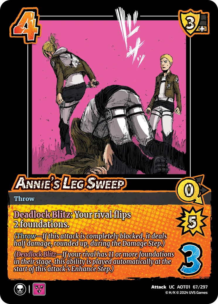 Annie’s Leg Sweep