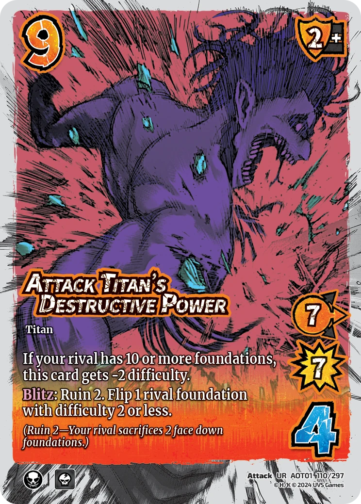Attack Titan’s Destructive Power