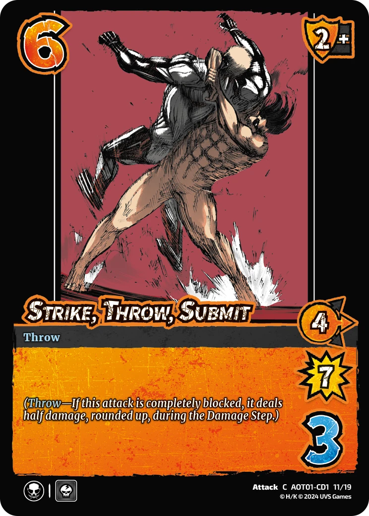 Strike, Throw, Submit