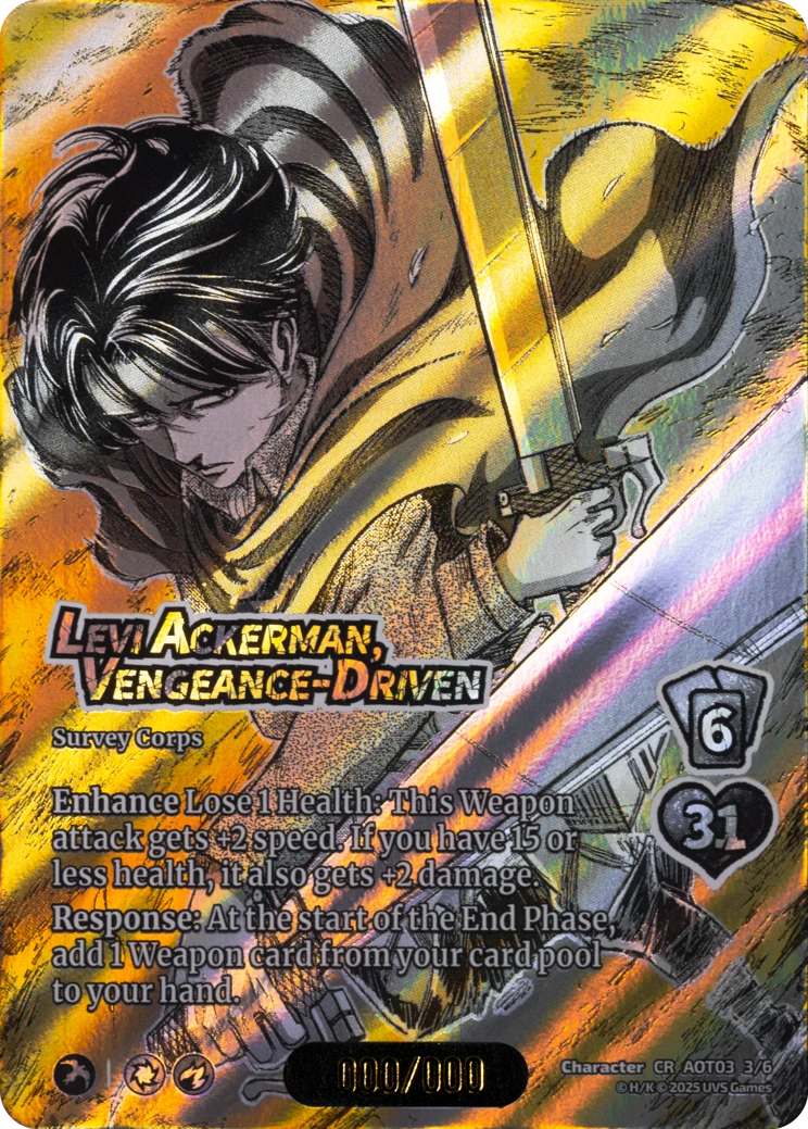 Levi Ackerman Vengence Driven