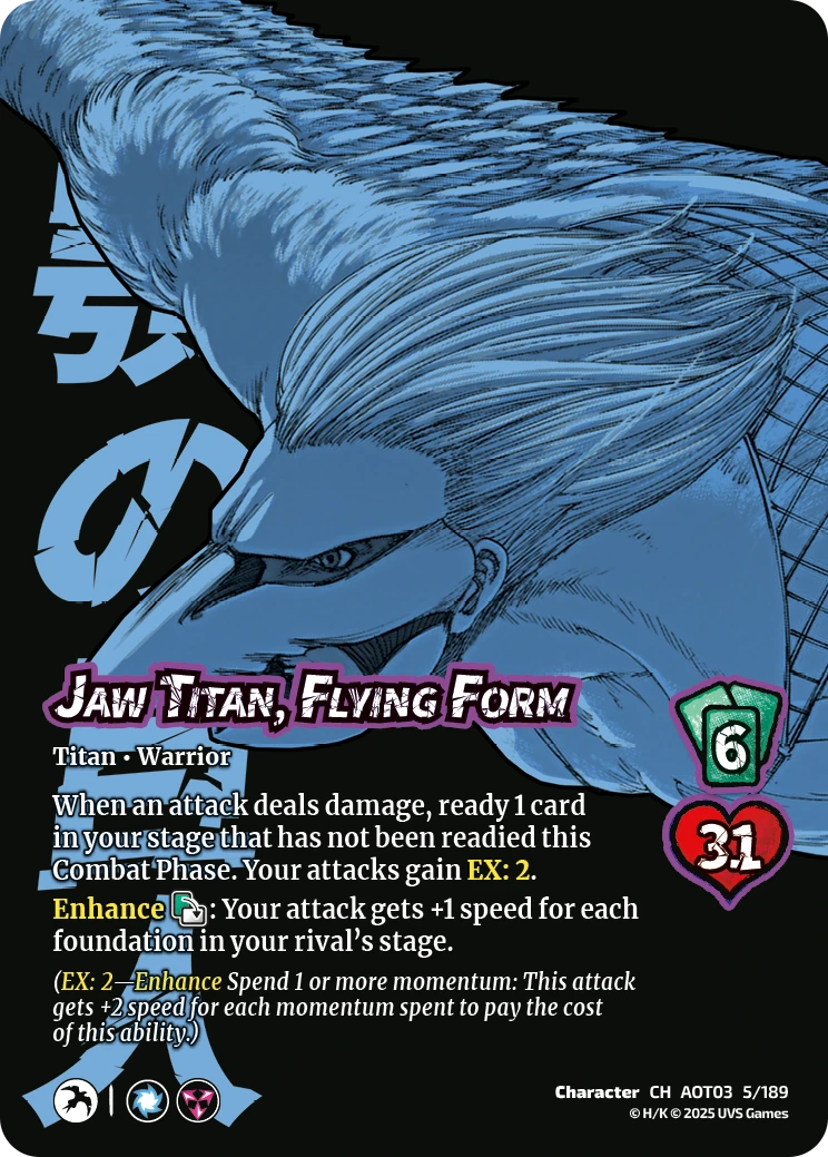 Jaw Titan, Flying Form